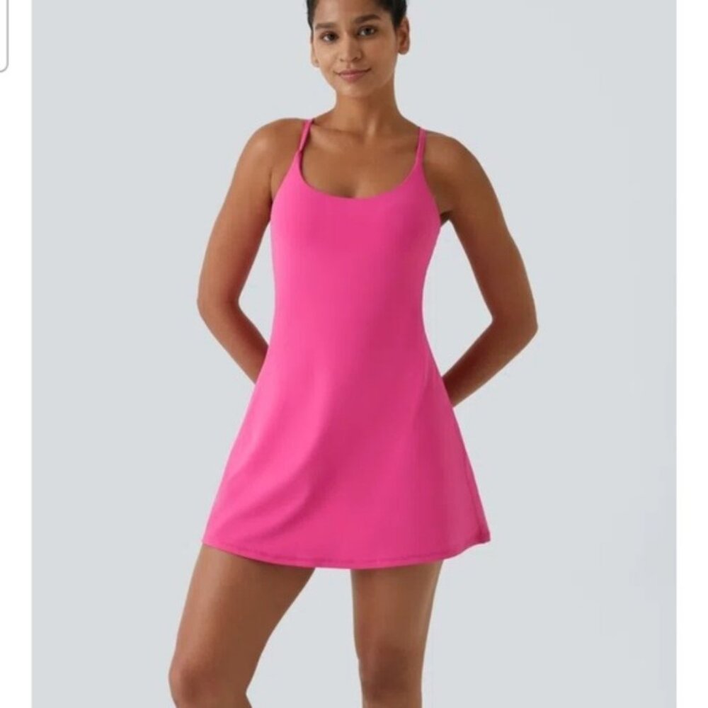 Halara Softlyzero Plush Backless Active Dress- Ea… - image 13